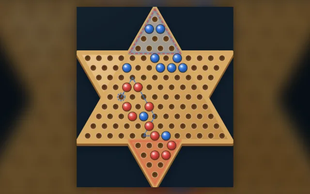 Chinese Checkers gameplay screenshot