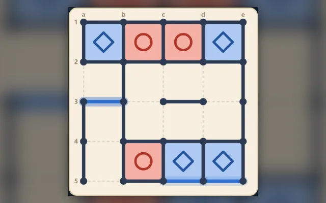 Dots and Boxes gameplay screenshot