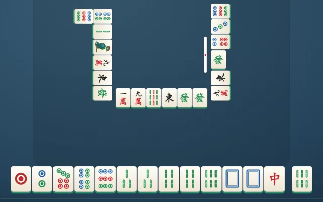 Three-Player Mahjong gameplay screenshot