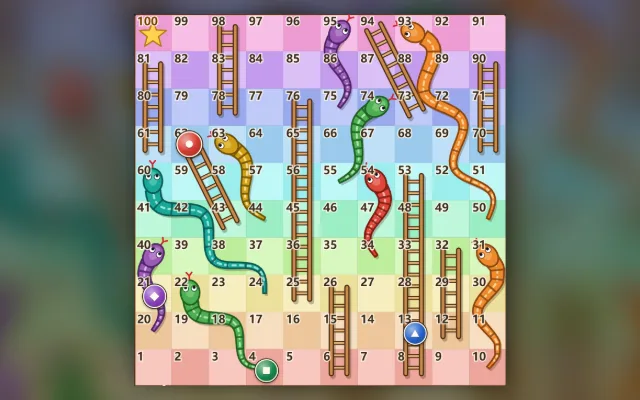 Snakes and Ladders gameplay screenshot