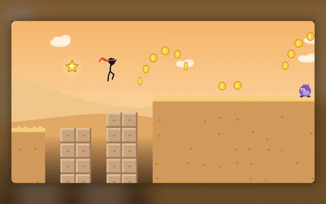 Stickman Run gameplay screenshot